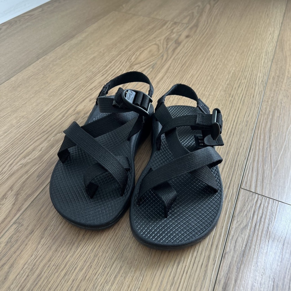 Chaco Women's Zcloud 2 Sandal, US 7 Wide, Solid Black Hiking Walking Sandals